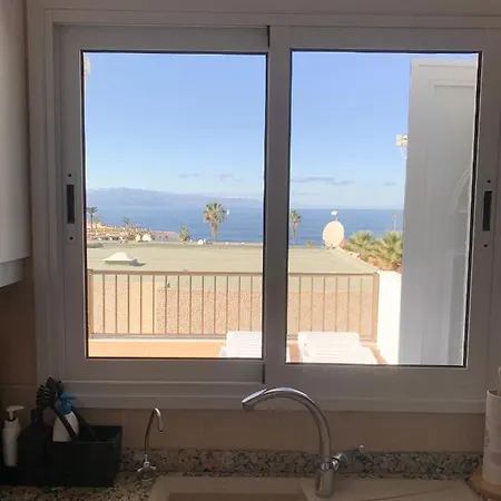 Ocean View, Grosse Sonnenterrasse, Meerblick, Tamara Komplex, Teneriffa Sued, Gigantes, 500m Strand, Pool, 300m Zum Ort, Ruhig Acantilado de los Gigantes