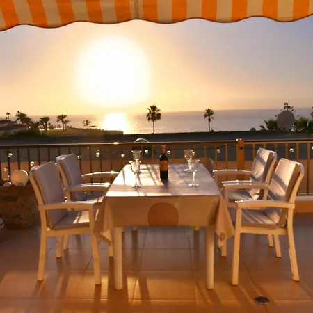 Ocean View, Grosse Sonnenterrasse, Meerblick, Tamara Komplex, Teneriffa Sued, Gigantes, 500m Strand, Pool, 300m Zum Ort, Ruhig Apartament *