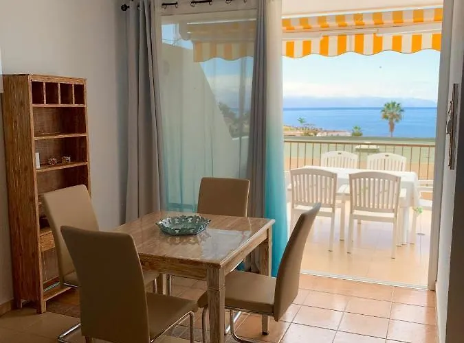 Ocean View, Grosse Sonnenterrasse, Meerblick, Tamara Komplex, Teneriffa Sued, Gigantes, 500m Strand, Pool, 300m Zum Ort, Ruhig Apartament