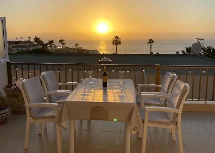 Ocean View, Grosse Sonnenterrasse, Meerblick, Tamara Komplex, Teneriffa Sued, Gigantes, 500m Strand, Pool, 300m Zum Ort, Ruhig