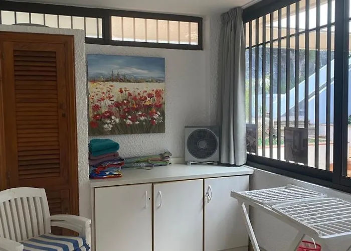 Ocean View, Grosse Sonnenterrasse, Meerblick, Tamara Komplex, Teneriffa Sued, Gigantes, 500m Strand, Pool, 300m Zum Ort, Ruhig