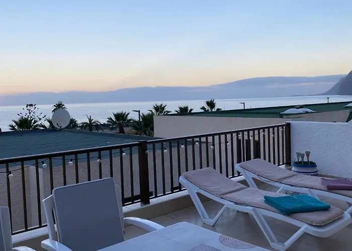 Appartement Ocean View, Grosse Sonnenterrasse, Meerblick, Tamara Komplex, Teneriffa Sued, Gigantes, 500m Strand, Pool, 300m Zum Ort, Ruhig