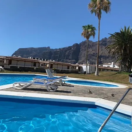 Ocean View, Grosse Sonnenterrasse, Meerblick, Tamara Komplex, Teneriffa Sued, Gigantes, 500m Strand, Pool, 300m Zum Ort, Ruhig شقة *