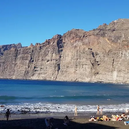 شقة Ocean View, Grosse Sonnenterrasse, Meerblick, Tamara Komplex, Teneriffa Sued, Gigantes, 500m Strand, Pool, 300m Zum Ort, Ruhig